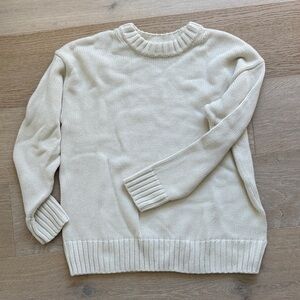 GAP Off-White Knit Pullover